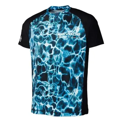 Savage Gear Horgászpóló Marine UV T-Shirt Sea Blue