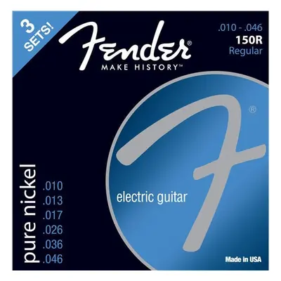 Fender 150R Electric Pure Nickel Ball End 3 Pack Elektromos gitárhúrok