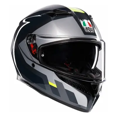 AGV K3 Shade Grey/Yellow Fluo Bukósisak