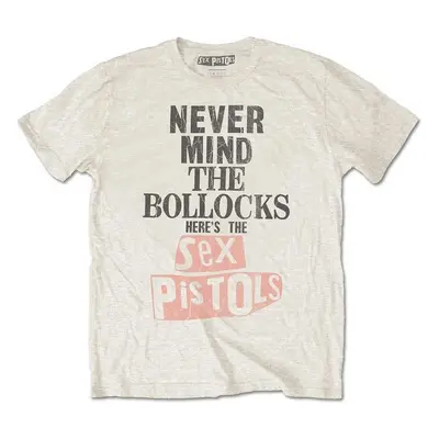 Sex Pistols Ing Bollocks Distressed Unisex Natural