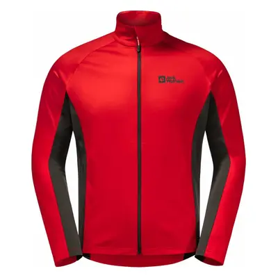 Jack Wolfskin Morobbia FZ Adrenaline Red Pulóver