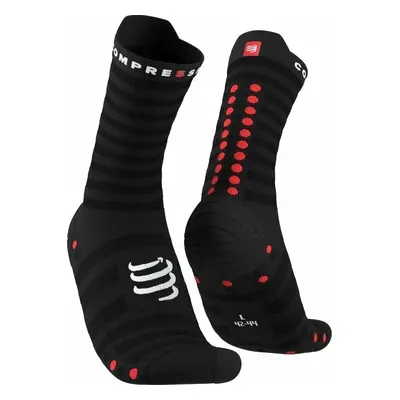 Compressport Pro Racing V4.0 Ultralight Run High Black/Red T2 Futózoknik