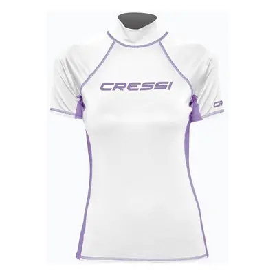 Cressi Rash Guard Lady Rövid ujjú póló White/Lilac