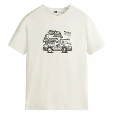 Picture D&S Dogtravel Tee Natural White Póló