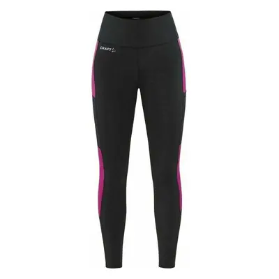 Craft ADV Essence Women's Black/Roxo Futónadrágok/leggingsek