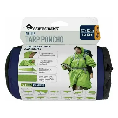 Sea To Summit Nylon Tarp Poncho 70D Blue Dzseki