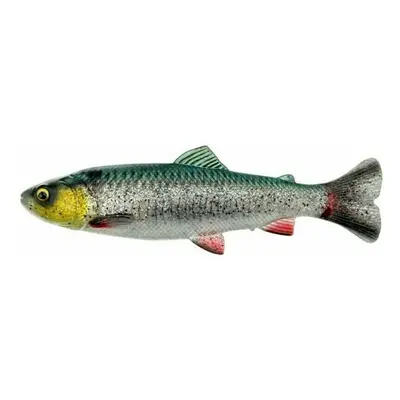 Savage Gear 4D Line Thru Pulse Tail Trout Green Silver cm g Gumihal