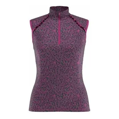 Callaway Mini Floral Mock Lilac Rose Rövid ujjú póló