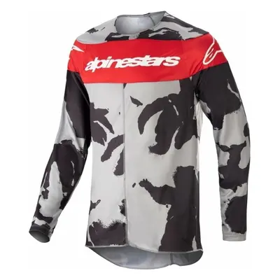 Alpinestars Racer Tactical Jersey Gray/Camo/Mars Red Cross mez