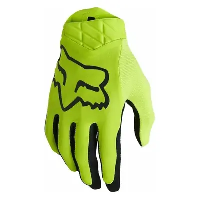 FOX Airline Gloves Fluo Yellow Motoros kesztyűk