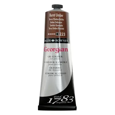 Daler Rowney Georgian Olajfesték Burnt Umber ml db