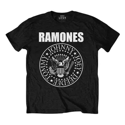 Ramones Ing Presidential Seal Unisex Black