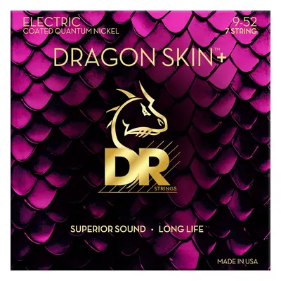 DR Strings Dragon Skin+ Coated string Light Elektromos gitárhúrok