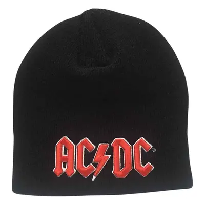 AC/DC Sapka Red 3D Logo Black