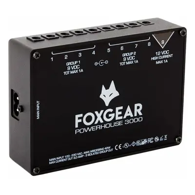 Foxgear Powerhouse Gitáreffekt tápegység