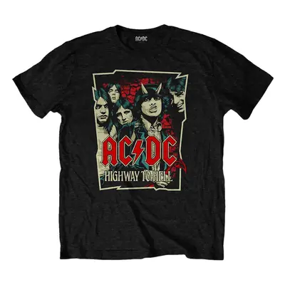 AC/DC Ing Highway To Hell Sketch Unisex Black