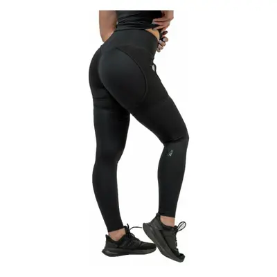 Nebbia High Waist Leggings INTENSE Mesh Black Fitness nadrág