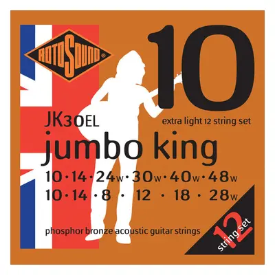 Rotosound JK30EL Jumbo King Akusztikus gitárhúrok