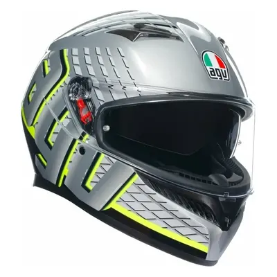 AGV K3 Fortify Grey/Black/Yellow Fluo Bukósisak