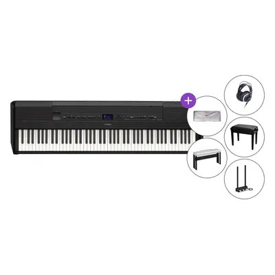 Yamaha P-525B Deluxe SET Színpadi zongora Black