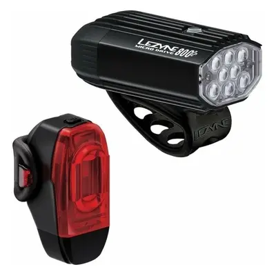 Lezyne Micro Drive 800+/KTV Drive+ Pair Satin Black/Black Front lm / Rear lm Lámpa szett