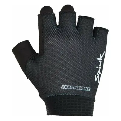 Spiuk Helios Short Gloves Black Kesztyű kerékpározáshoz