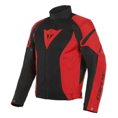 Dainese Air Crono Black/Lava Red Textildzseki