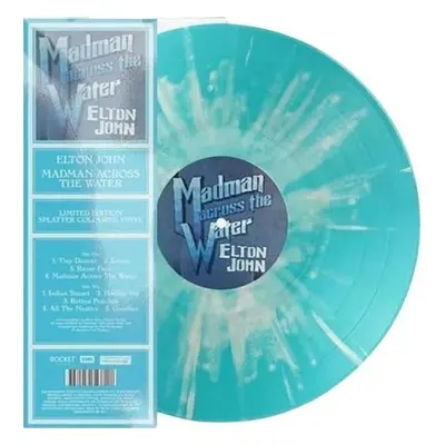 Elton John - Madman Across The Water (Light Blue Splatter Coloured) (LP)