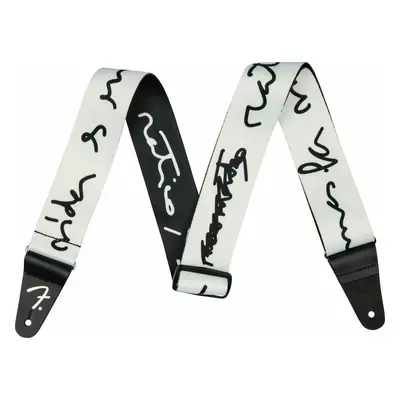 Fender Juanes Strap Luna Textil gitár heveder Luna White