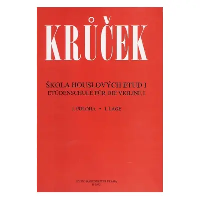 Václav Krůček Škola husľových etud I Kották