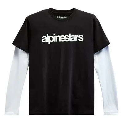 Alpinestars Stack LS Knit Black/White Horgászpóló