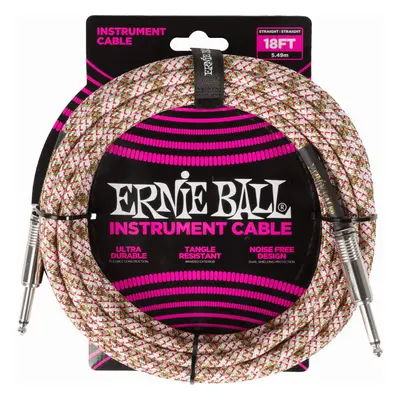 Ernie Ball Braided Instrument Cable Straight/Straight 5,5 m Egyenes - Egyenes Hangszórókábel