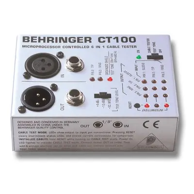 Behringer CT100 Kábel teszter