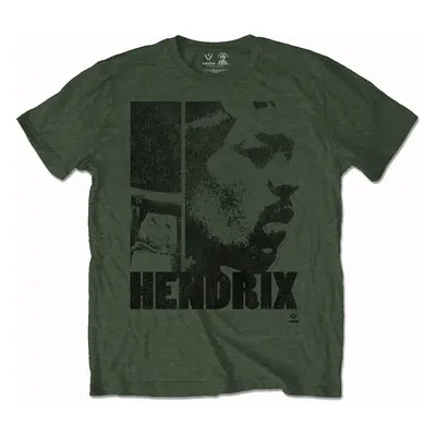 Jimi Hendrix Ing Let Me Live Unisex Khaki Green