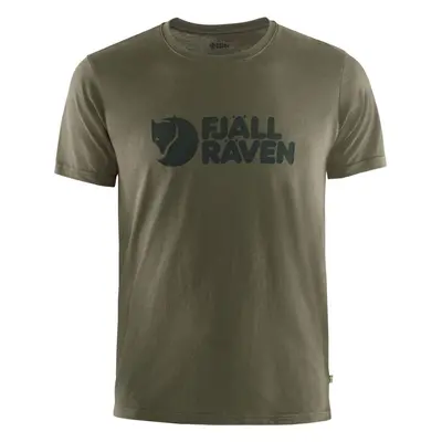 Fjällräven Logo Dark Olive 2XL Póló