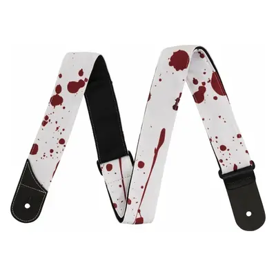 Jackson Splatter Strap Textil gitár heveder White/Red (nem érhető el)