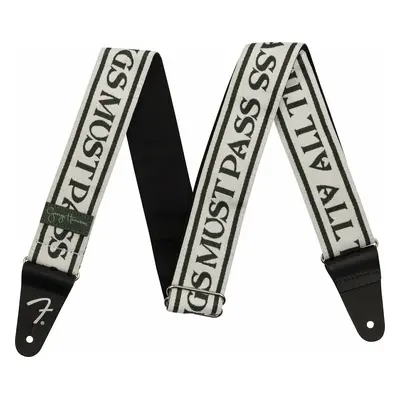 Fender George Harrison All Things Must Pass Logo Strap Textil gitár heveder White