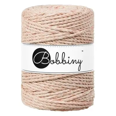 Bobbiny 3PLY Macrame Rope mm m Peach Shake Zsinór