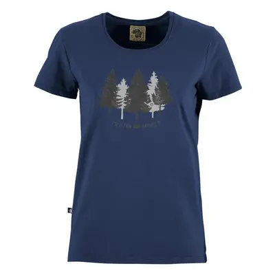 E9 5Trees Women's Vintage Blue Póló