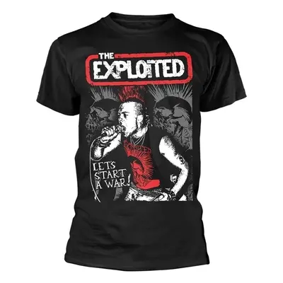 The Exploited Ing Let's Start A War Black