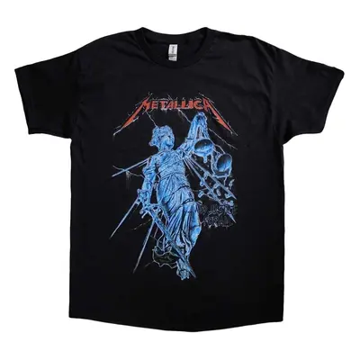 Metallica Ing Blue Justice Unisex Black