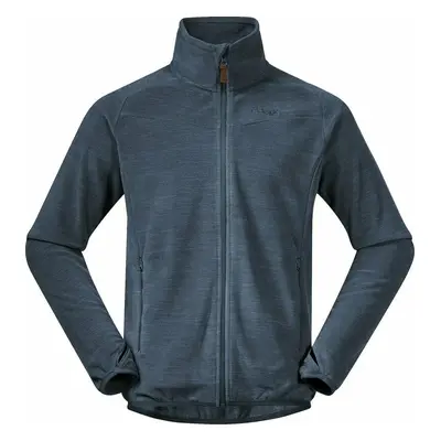 Bergans Hareid Fleece Jacket NoHood Orion Blue Pulóver