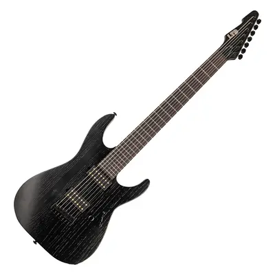 ESP LTD AW-7 Baritone Alex Wade Open Grain Black Elektromos gitár