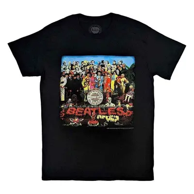 The Beatles Ing Vintage Sgt Pepper Unisex Black