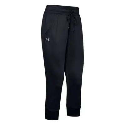 Under Armour Tech Capri Black/Metallic Silver Fitness nadrág