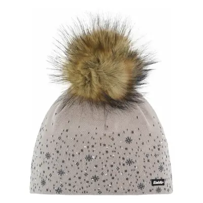 Eisbär Rana Lux Crystal Beanie Brushed Silver/Anthrazit/Beige Téli sapka