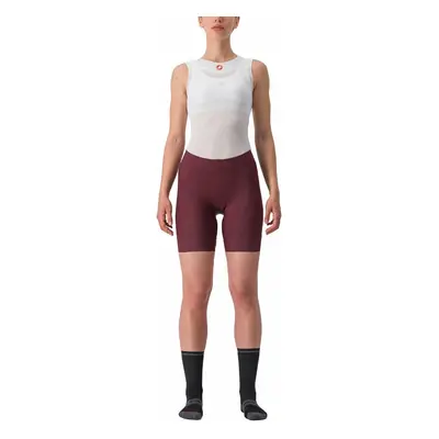 Castelli Prima W Short Deep Bordeaux/Persian Red Nadrág kerékpározáshoz