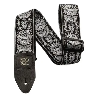 Ernie Ball Classic Jacquard Textil gitár heveder Silver Orleans