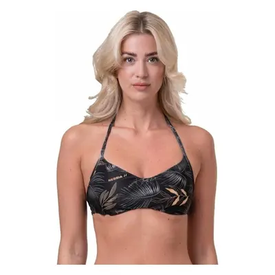 Nebbia Earth Powered Bikini Top Volcanic Black Női fürdőruha