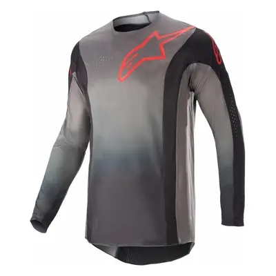 Alpinestars Techstar Sein Jersey Black/Neon Red Cross mez